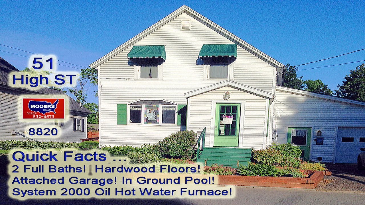 Real Estate Video | 51 High ST Houlton ME Home For Sale MOOERS REALTY #8820