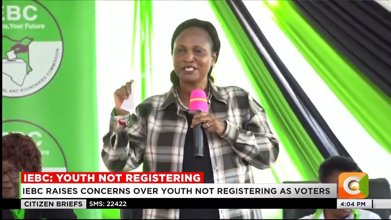 IEBC raises concern over low youth voter registration ahead of 2027 polls