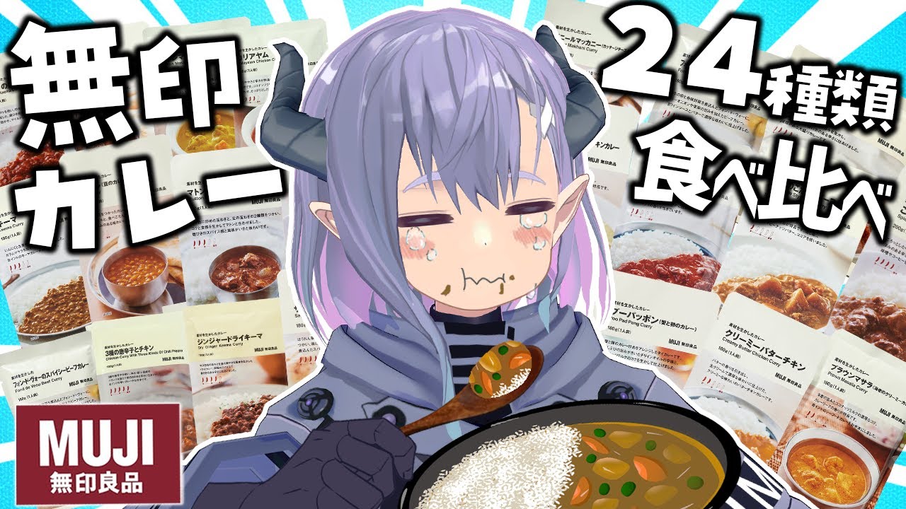驚愕の24種類！無印カレー食べ比べ！