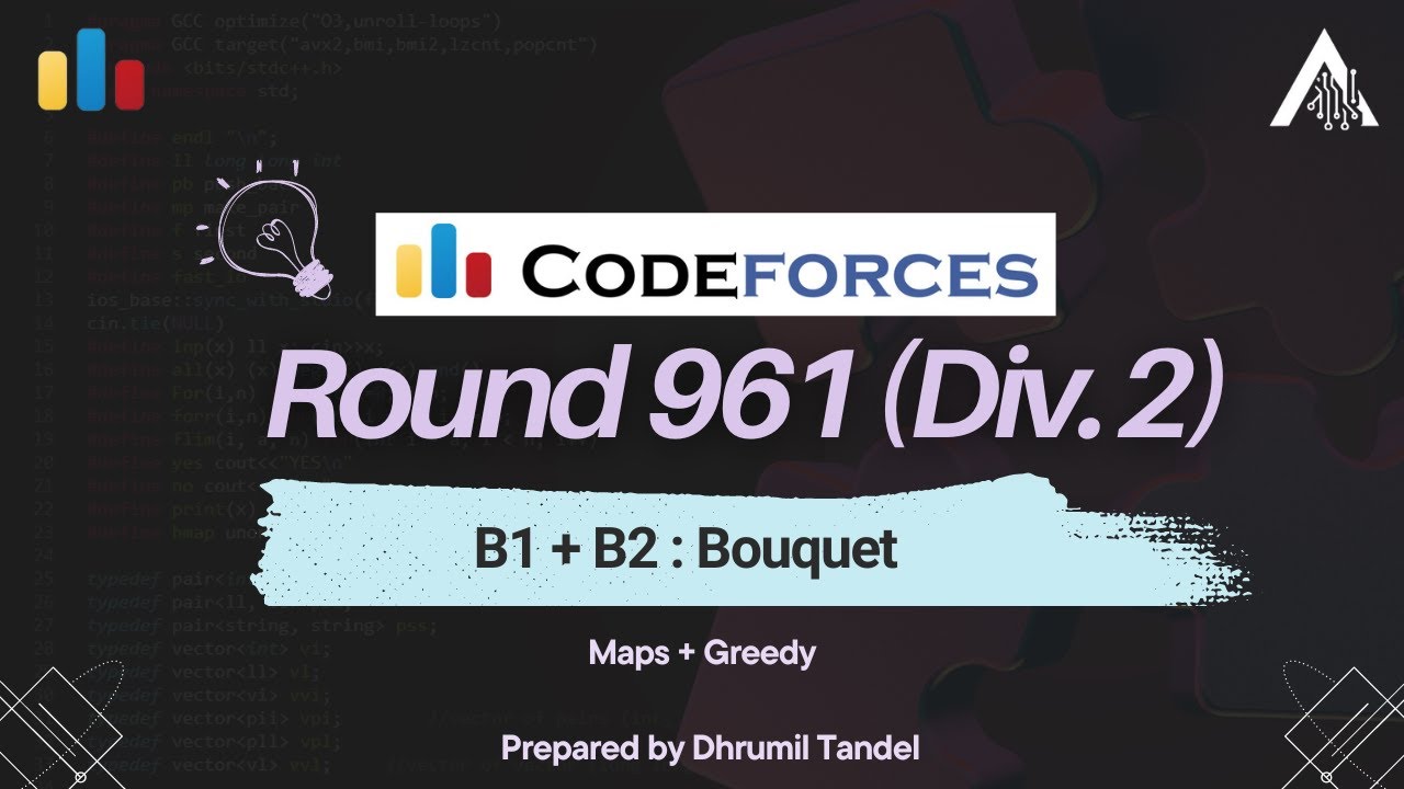 Codeforces Round 961 Div.2 B - Bouquet | B1 - Bouquet (Easy Version) | B2 - Bouquet (Hard Version)