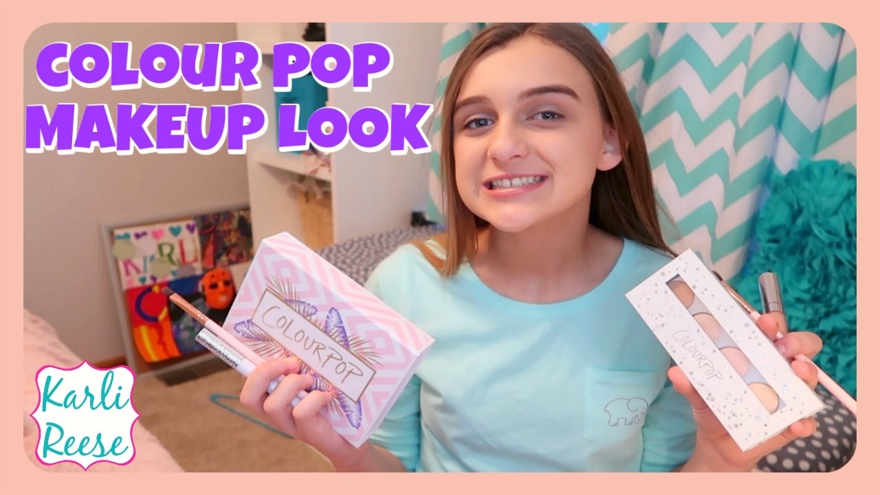 MAKEUP LOOK USING COLOUR POP!