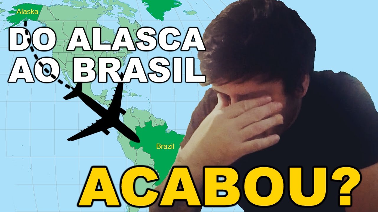 Do ALASCA ao BRASIL - 5 dias, 7 voos e 1 banho