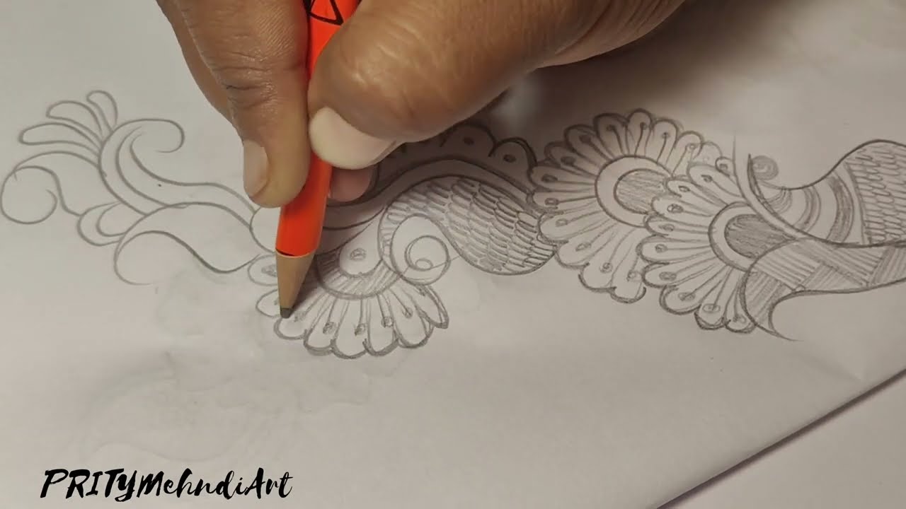 Pencil Shading Mehndi Designs: The EASIEST Tutorial Yet!