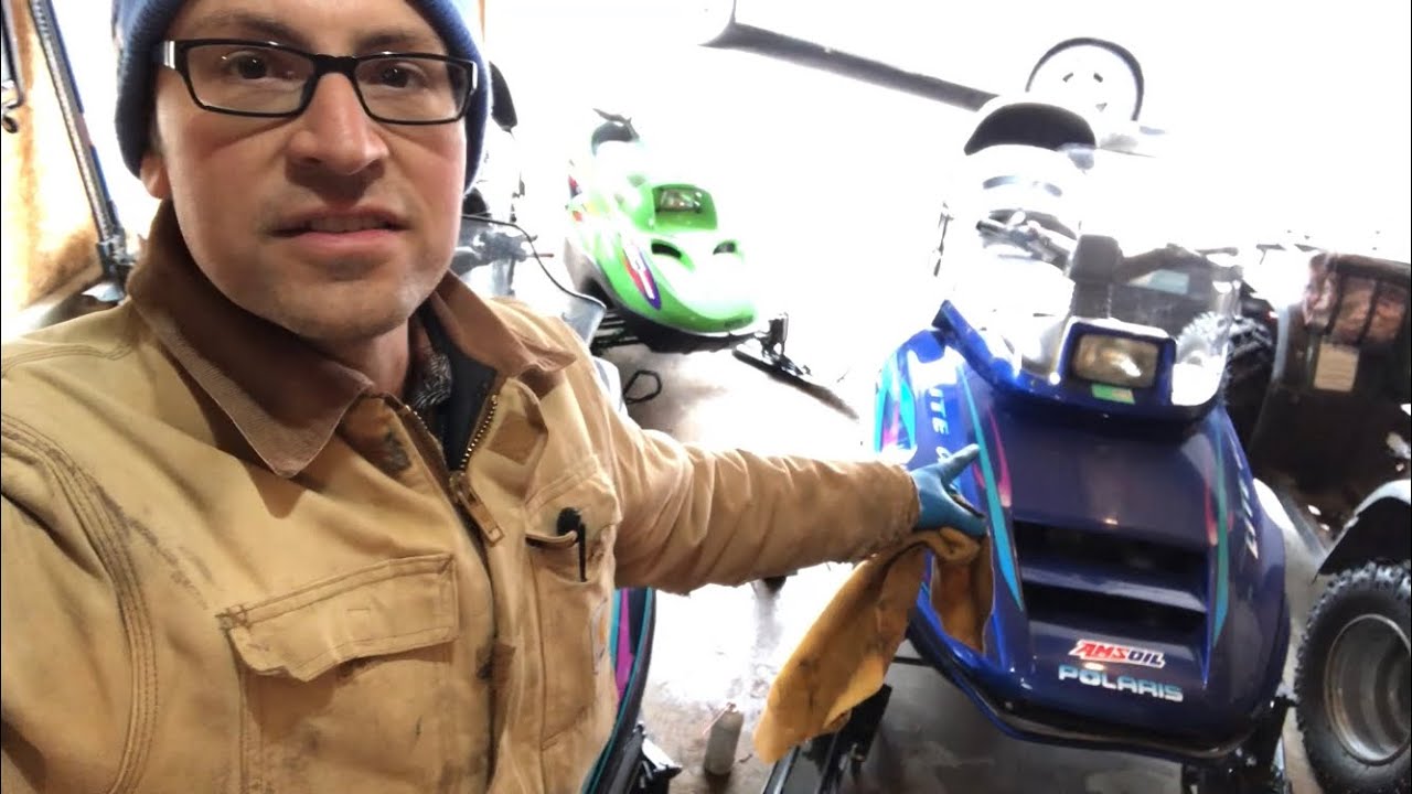 Замена масла в цепной коробке передач - снегоход Polaris 1996, 1997 годов выпуска