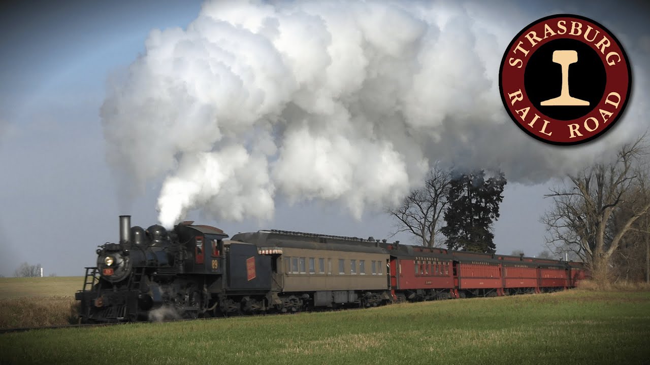 Strasburg 89 on the Santa Train - Strasburg Rail Road - December 9, 2023