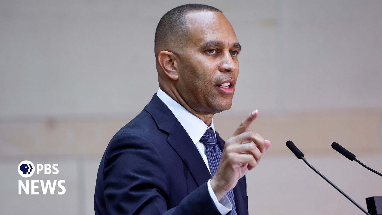 WATCH: Jeffries holds news briefing as Democrats call on Trump to negotiate on shutdown