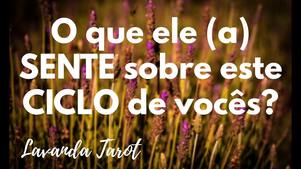 #tarot 💜🪻O que ele (a) SENTE sobre este CICLO de vocês?💜🪻