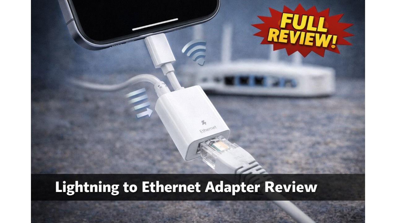 🌐 Lightning to Ethernet Adapter Review 🔌
