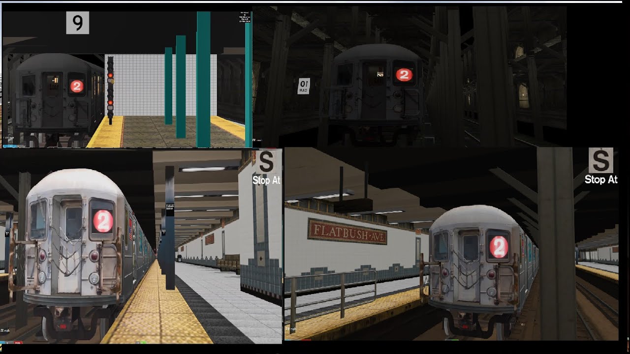 OpenBVE Special: 2 Train To 96th Street Via 7th Avenue Express Roundtrip (R62/A)
