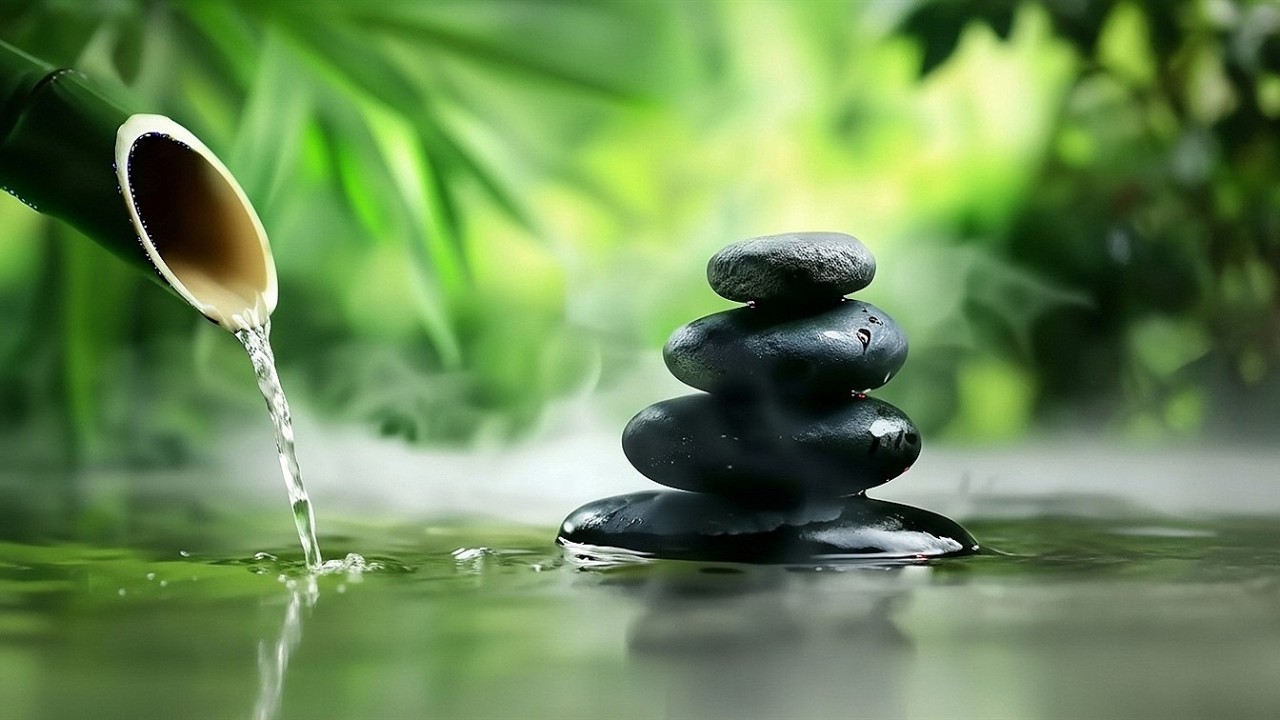 Deep Sleep Piano & Water Sounds for Stress Relief (24/7)
