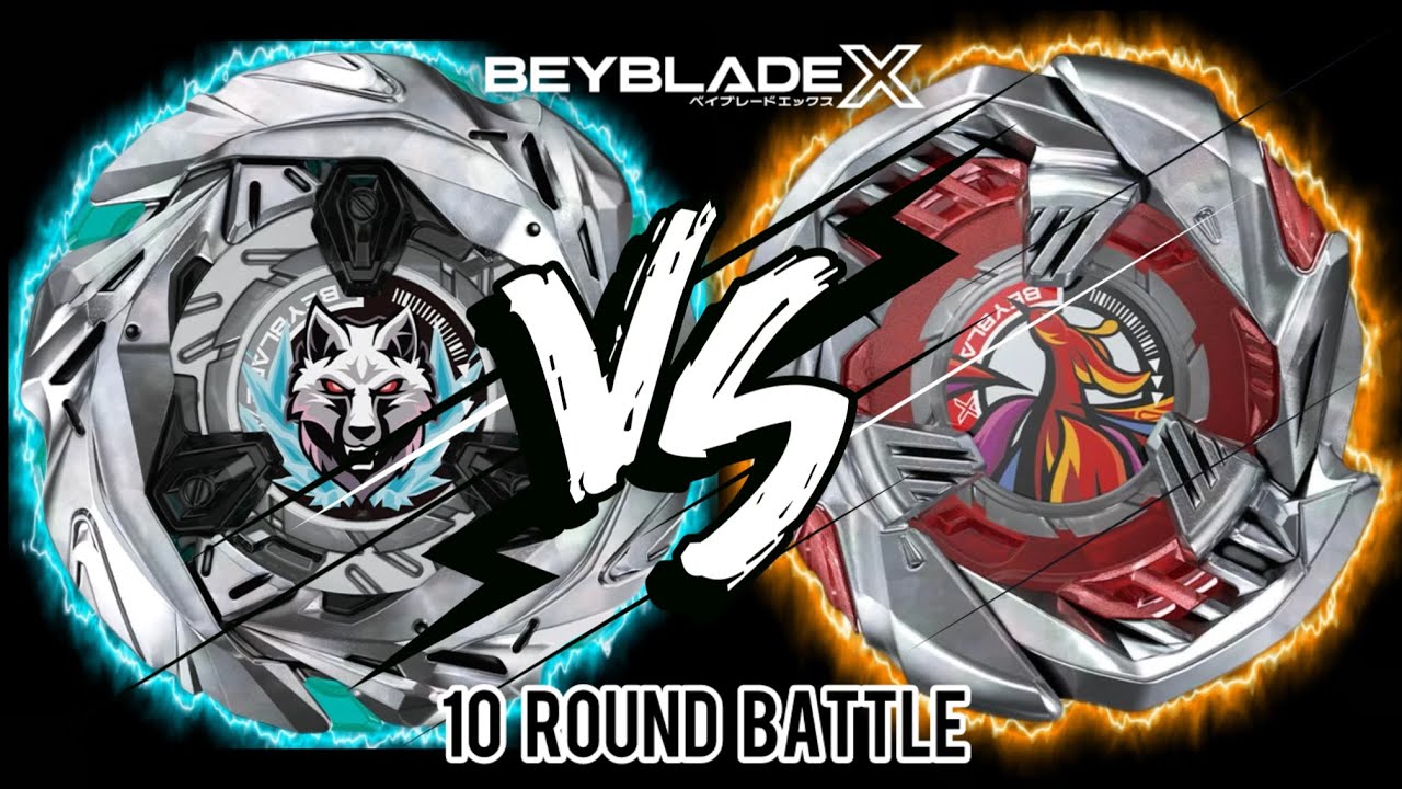 Silver Wolf 3-80FB VS Crimson Garuda 4-70TP | Beyblade X Battle (10 Rounds)