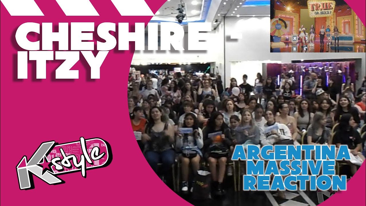 ITZY 'CHESHIRE' MASSIVE MV REACTION // 있지 리액션 아르헨티나'