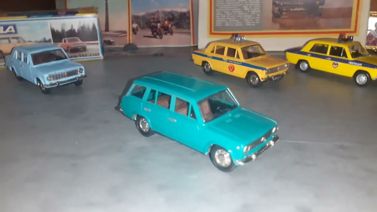 г.Плавск.Обзор моделей 1/43.ВАЗ 2101/2102