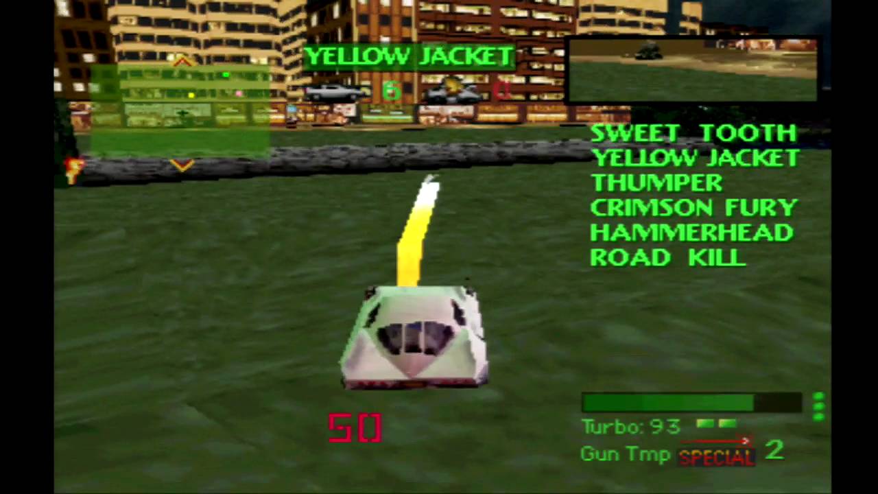 Twisted Metal 1 Spectre Tournament Playthrough HD