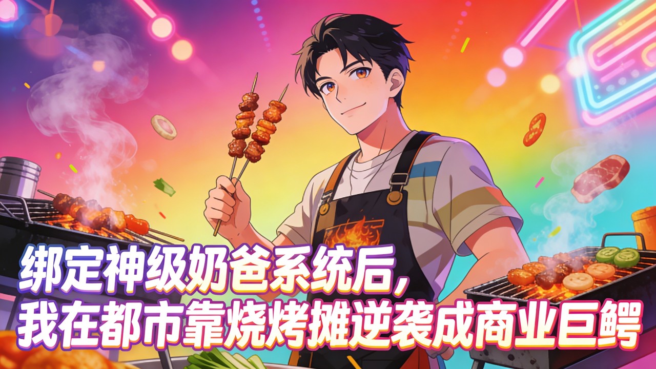 绑定神级奶爸系统后，我在都市靠烧烤摊逆袭成商业巨鳄。从摆摊到坐拥连锁店，奶爸的逆袭之路。#重生 #逆襲 #玄幻 #修仙 #年代文 #都市小說 #Ai漫畫 #劇情 #動漫