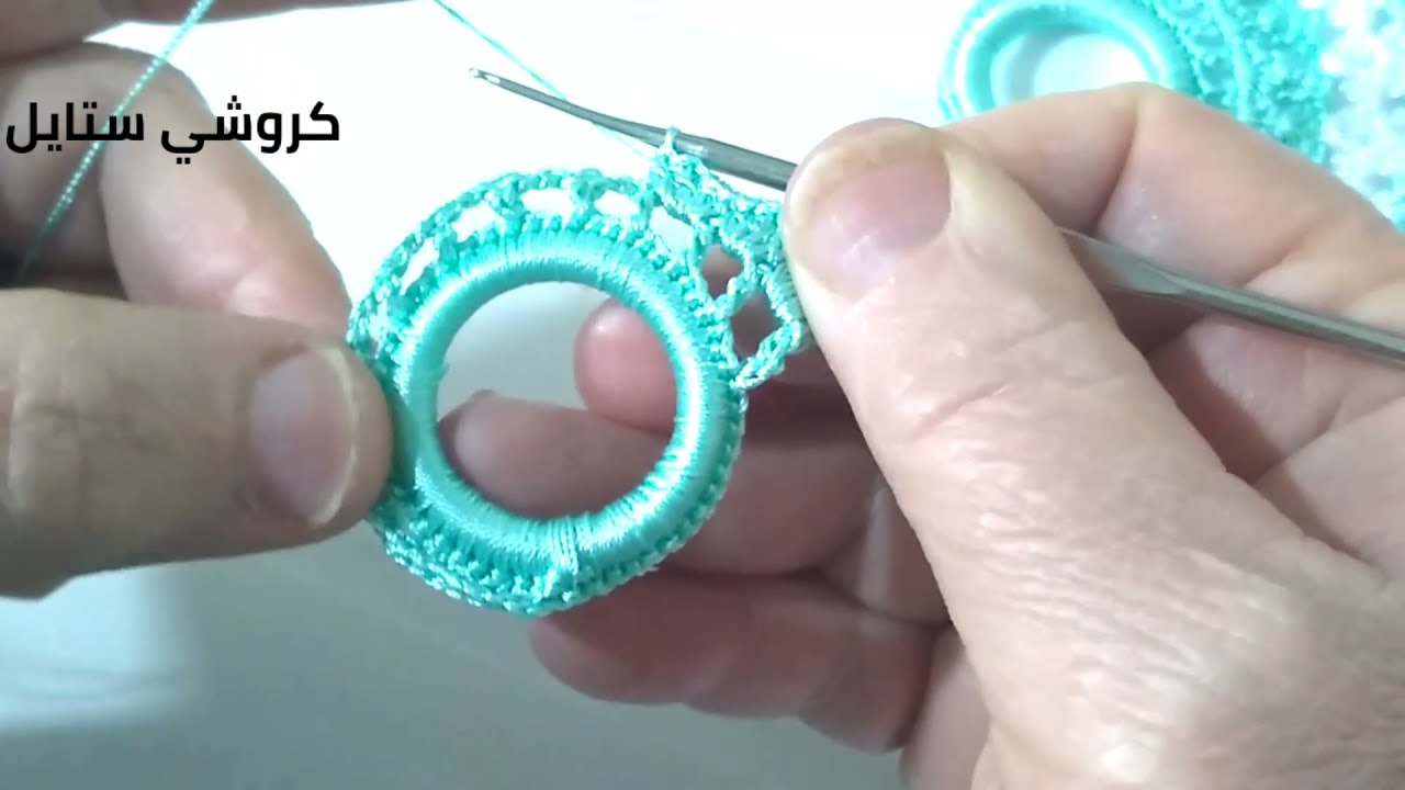 صدر كروشي المروحة 2021 👍 بتزيين جديد  جميل و انيق 👌 😘
