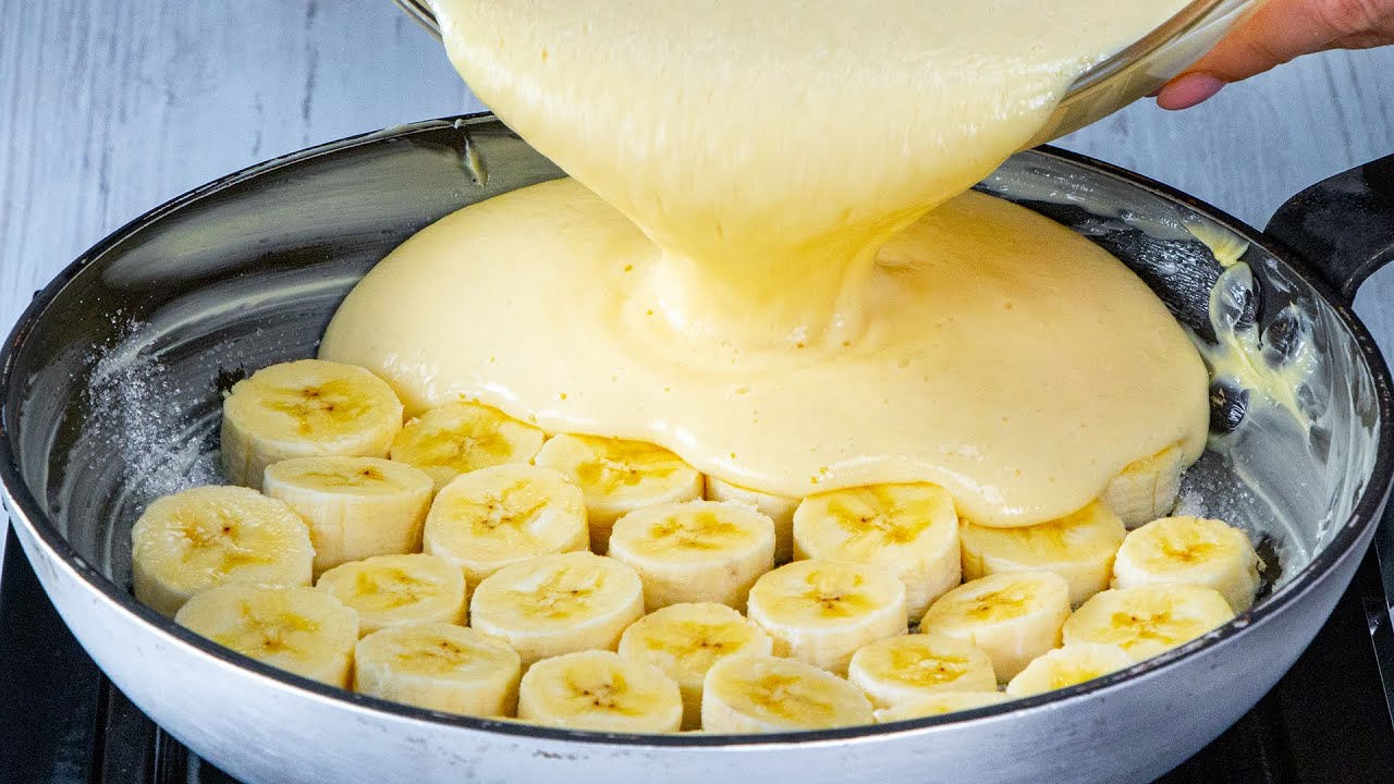 Десерт на СКОВОРОДЕ из МАНКИ и БАНАНОВ - уже 3 дня у нас такой завтрак!
