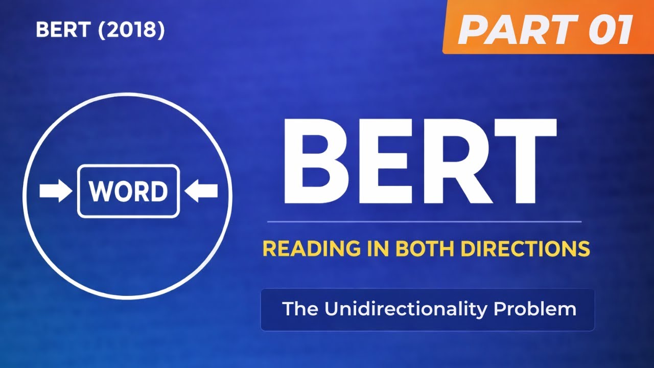 BERT Explained Simply – Part 01 – The Unidirectionality Problem
