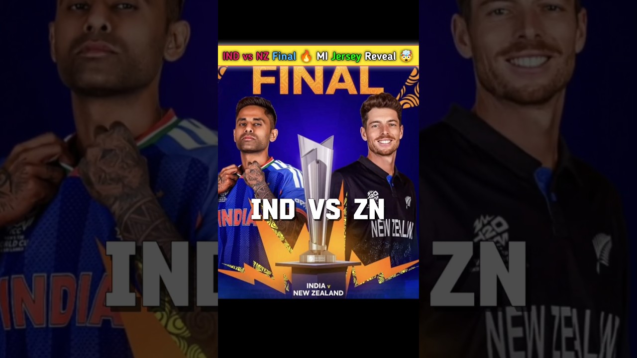 IND vs NZ Final 🔥 MI Jersey Reveal 🤯 Big Cricket Update #shorts