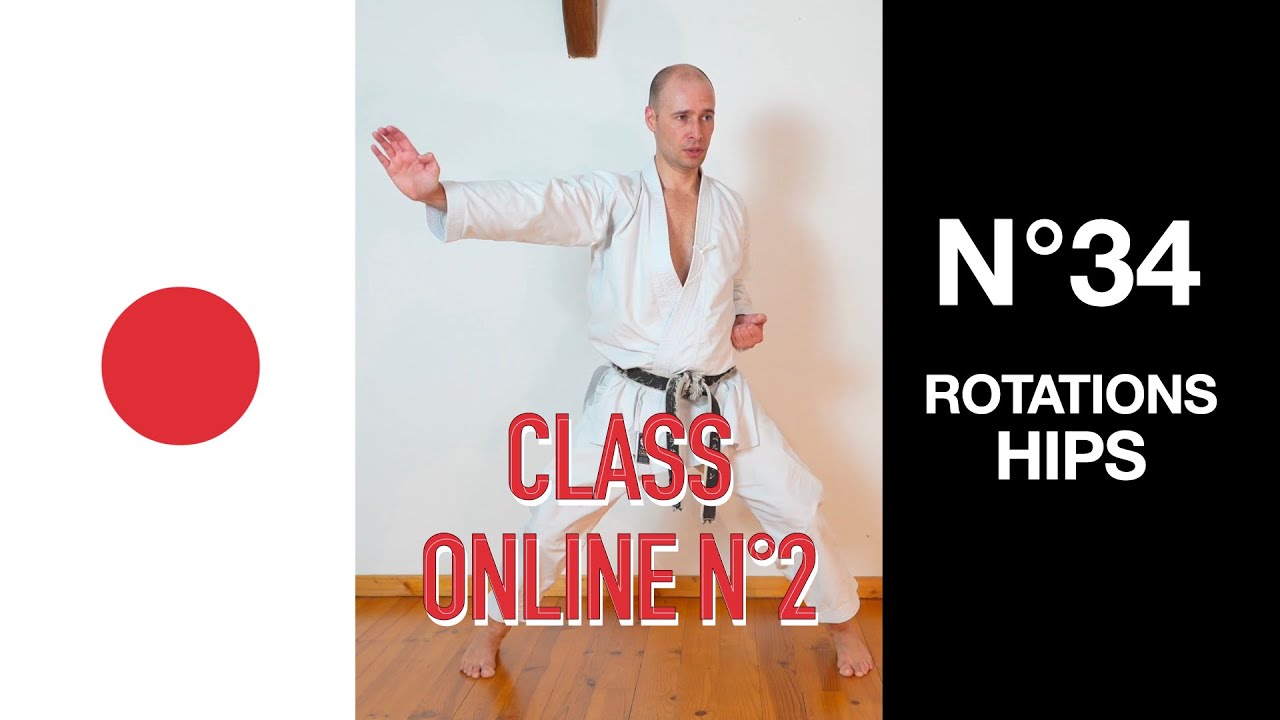 JKA karaté training : RESUME of CLASS 2 hips and & rotations SHOTOKAN KARATE DO Vidéo N°34