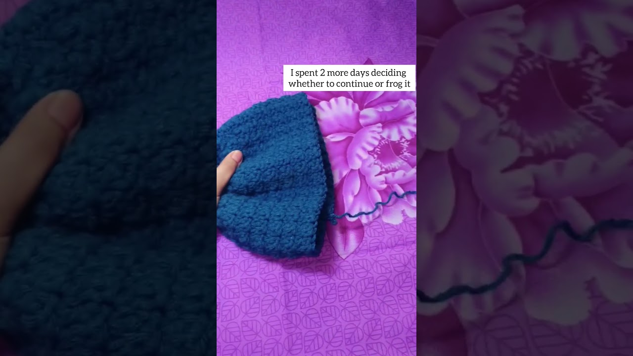 Crocheting cardigan went wrong 