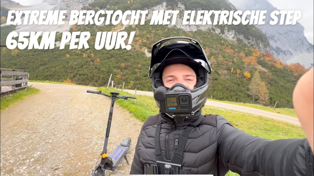 Extreme bergtocht met mijn elektrische step! ⛰️🚀 (Ausom L2 MAX &ndash; 65KM/U!)