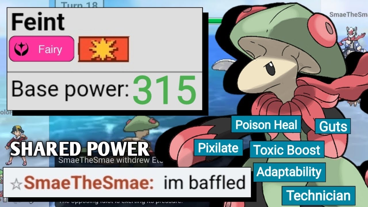 PIXILATE + GUTS + TOXIC BOOST + FEINT BRELOOM IS THE PERFECT MON IN | POKEMON SCARLET AND VIOLET