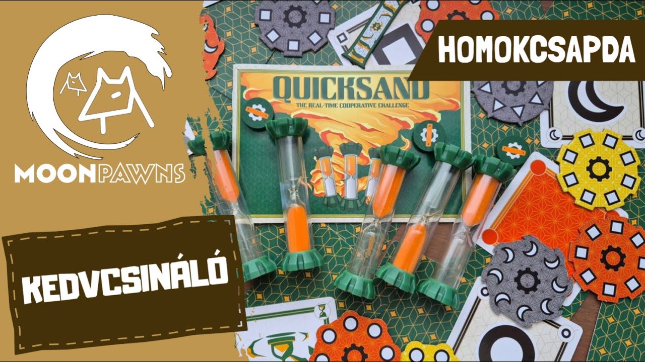 Homokcsapda társasjáték kedvcsináló | Homokórázás életre-halálra ⏳