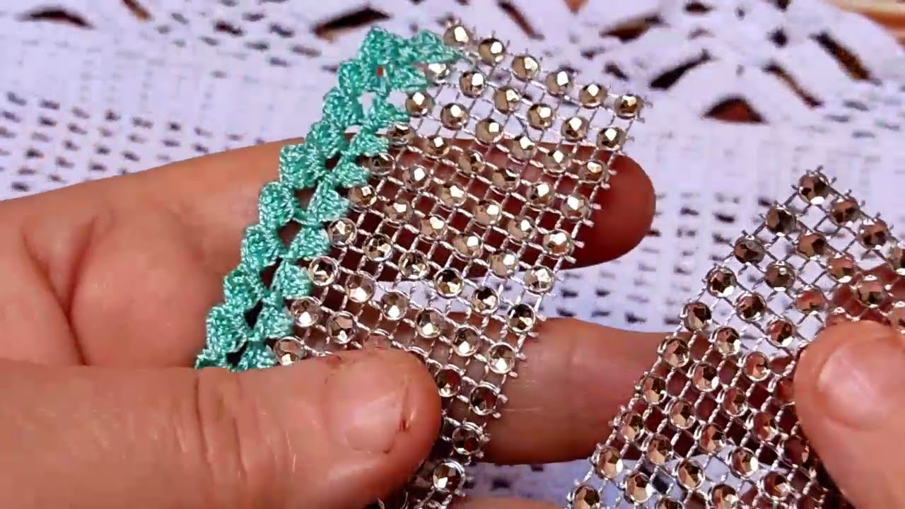 جديد صدر كروشي باليزيستراس انيق و مميز 😍