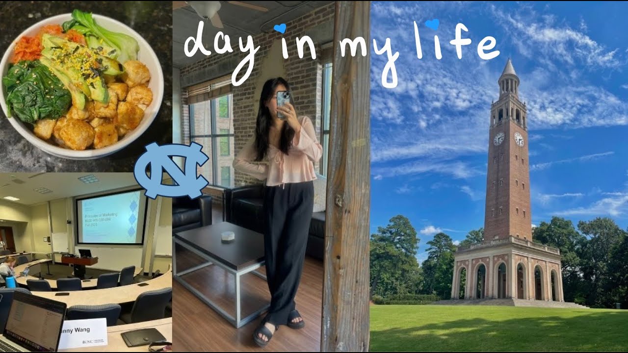 day in my life as a student at unc chapel hill