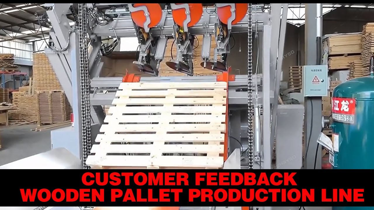 Customized wood pallet making machine - Customer feedback