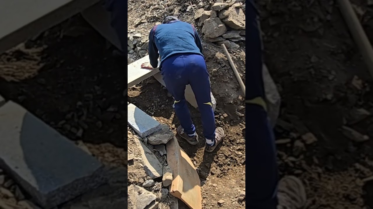 매일운동하기자연살이 2548일차 돌다리놓기
