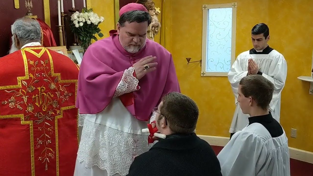 St. Blaise Blessing of the throat.