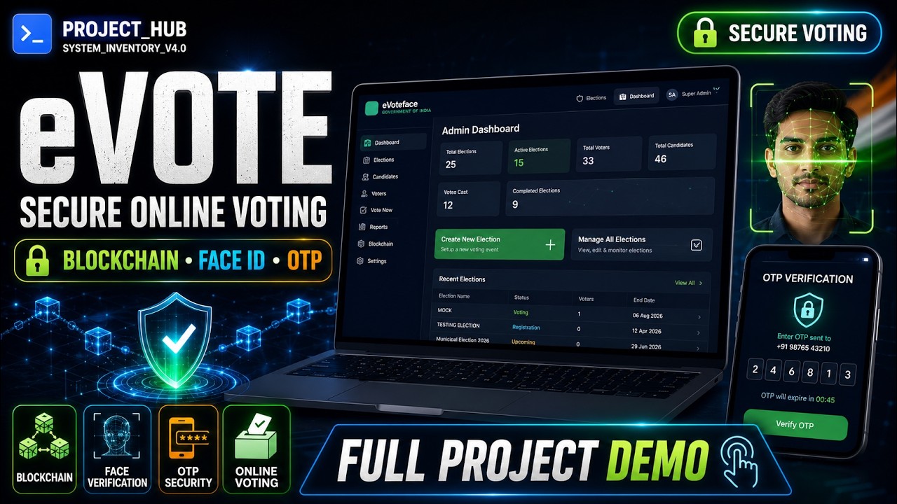 eVote &mdash; безопасная платформа для электронного голосования на блокчейне | Демонстрация проекта сис...