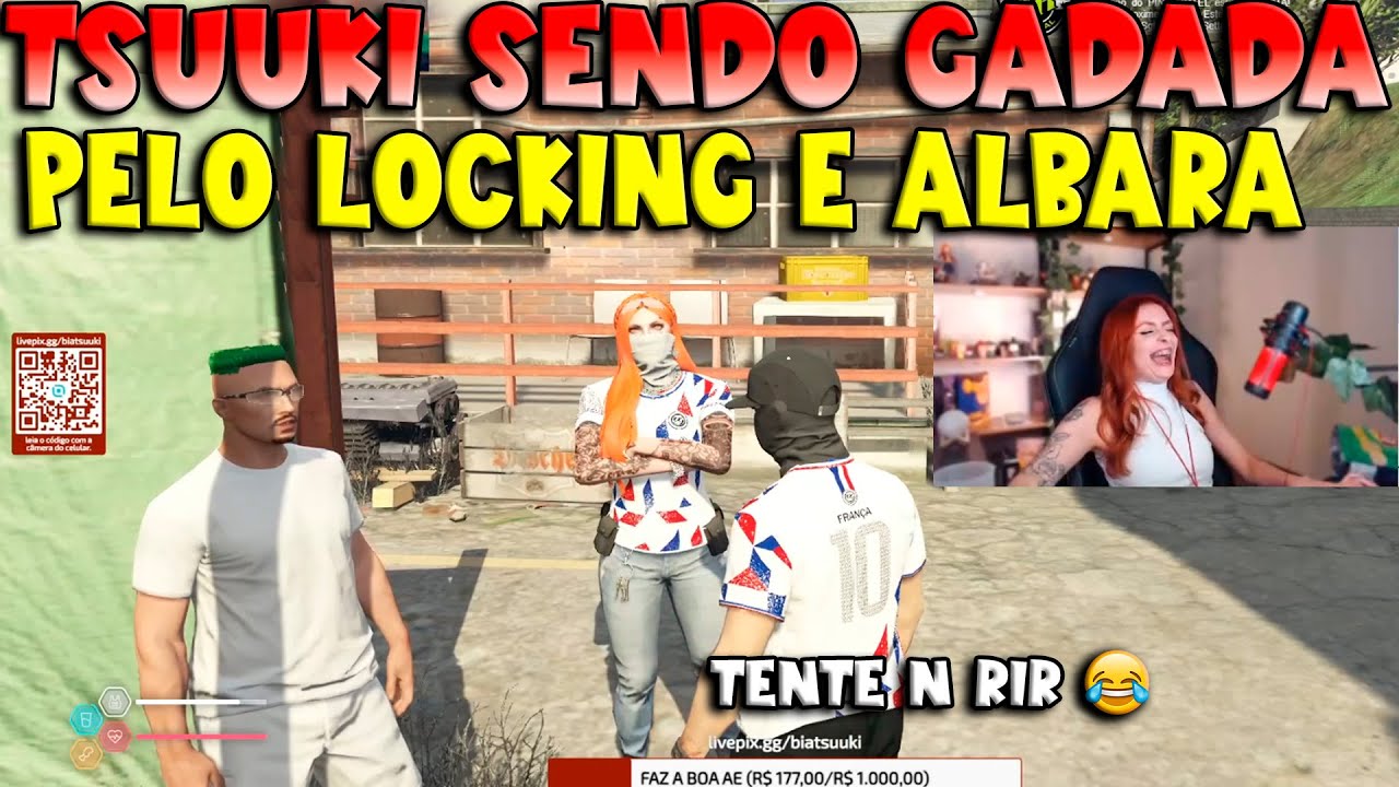 TSUUKI SENDO GADADA PELO LOCKING E ALBARA , TENTE NÃO RIR 😂🔥 - KOGA GTA RP CLIPS