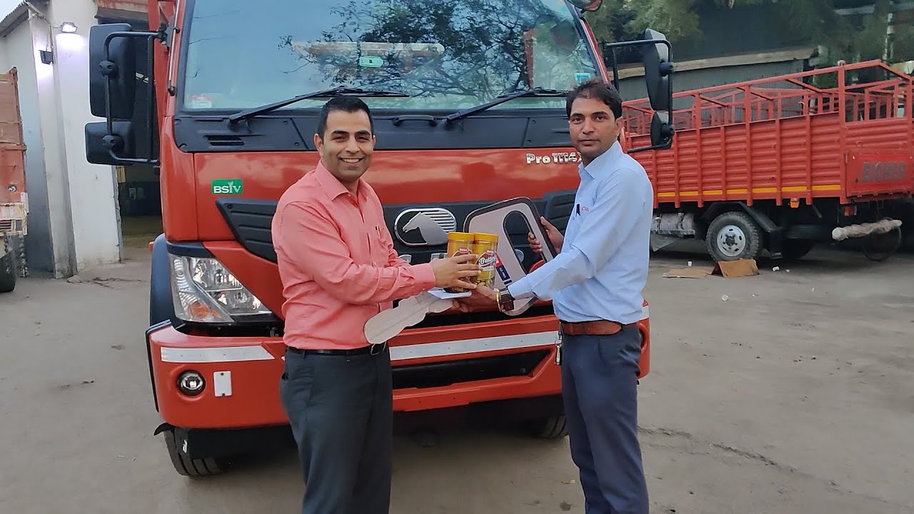 Taking delivery of Truck Eicher 1114XP HSD (IMB) it's me Bishnoi