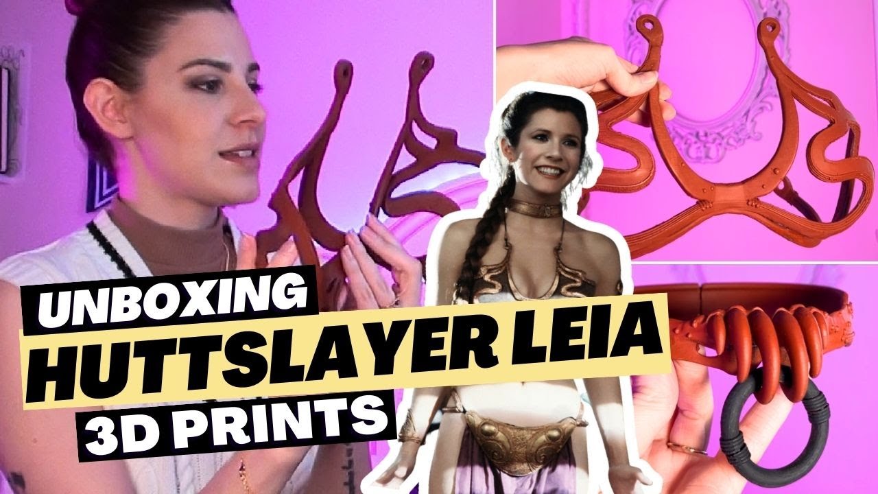 UNBOXING Huttslayer Leia 3D Printed Pieces by RocketLab3D