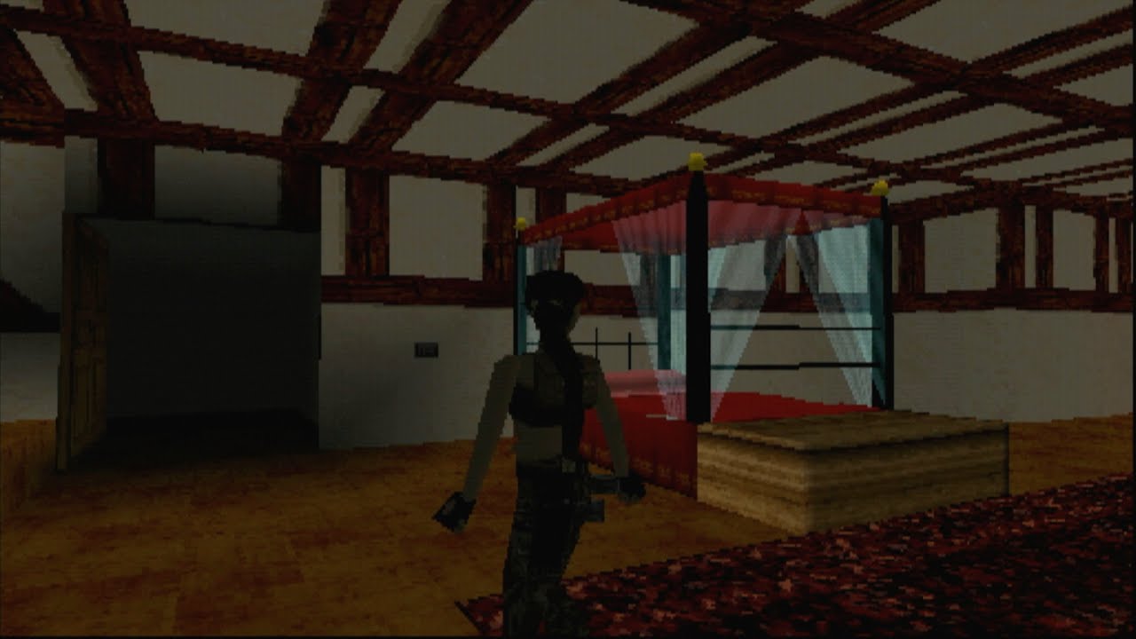Tomb Raider 3 locking Butler in bedroom