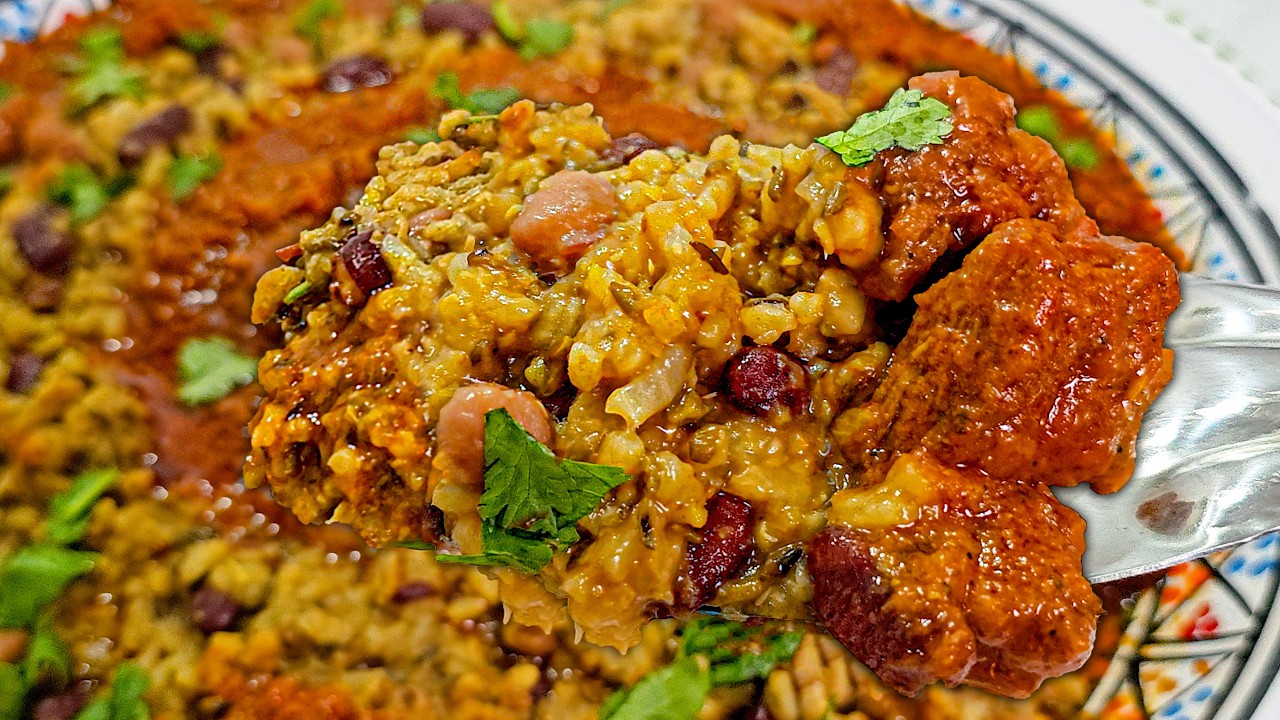 клейкий рис с соусом, комфортная афганская еда, попробуйте, поверьте, насколько это вкусно