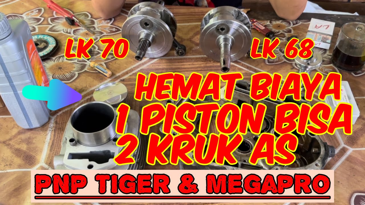 PAKET BORE UP STROKE UP HARIAN MEGAPRO DAN TIGER | MULTIFUNGSI