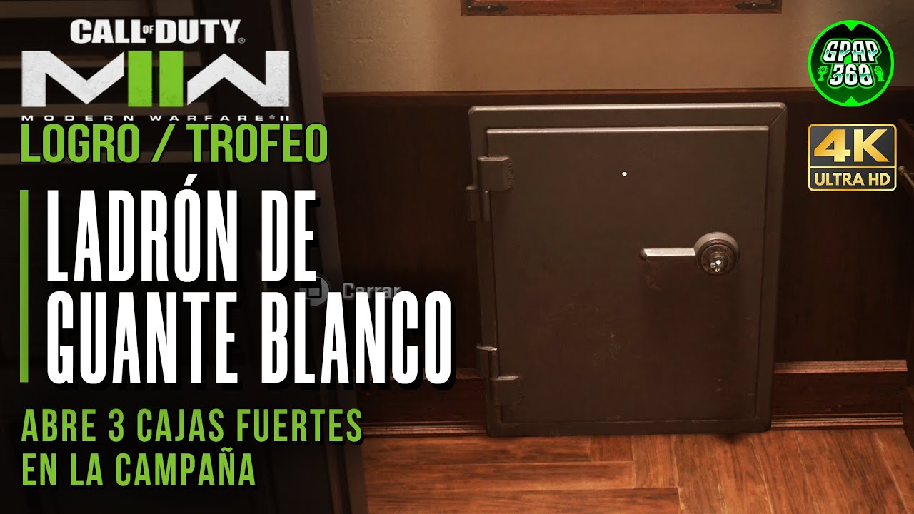 Call of Duty: MW 2 (2022) | Logro / Trofeo: Ladrón de guante blanco (Localización 3 cajas fuertes)