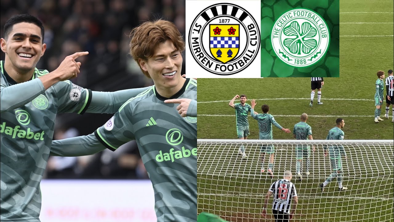 ST MIRREN V CELTIC 0-2 (HIGHLIGHTS) SCOTISH CUP 5th ROUND !!!!