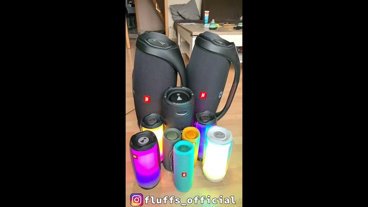 10 JBL PARTYBOOST speakers CONNECTED together! 😱😱 BASS TEST (100% VOLUME)