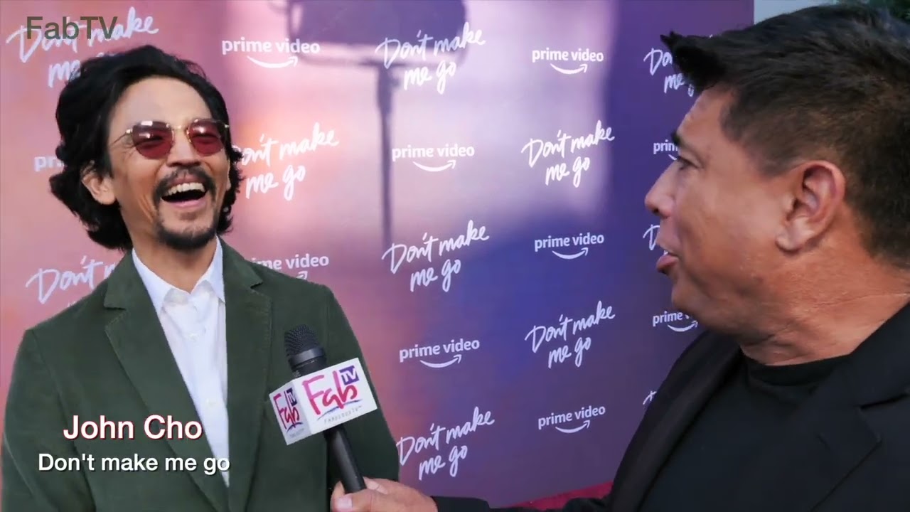 Actor John Cho arrives and talks about his new film 