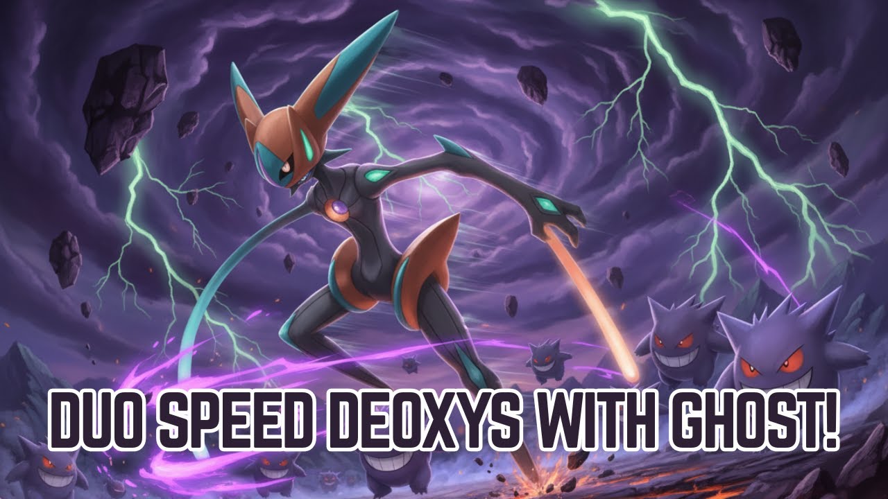 DUO Speed Forme Deoxys with the GHOST ONLY!