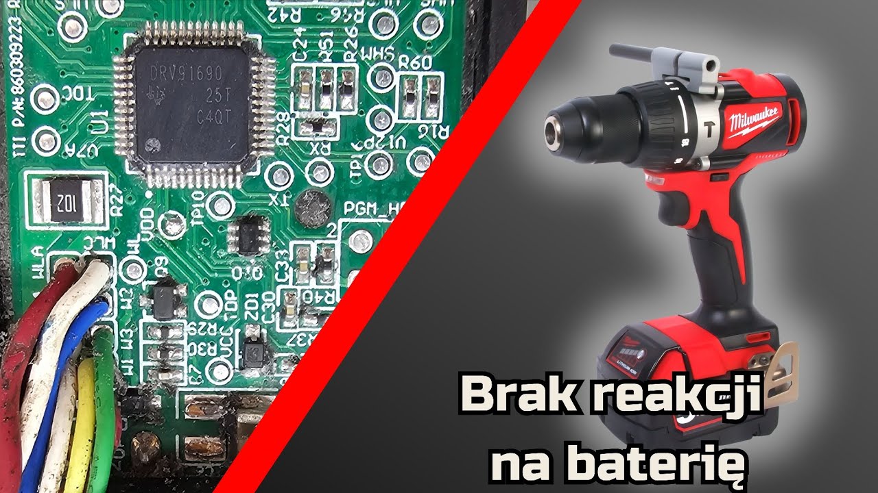 Wkrętarka Milwaukee M18 BLPD2 | Nie włącza się