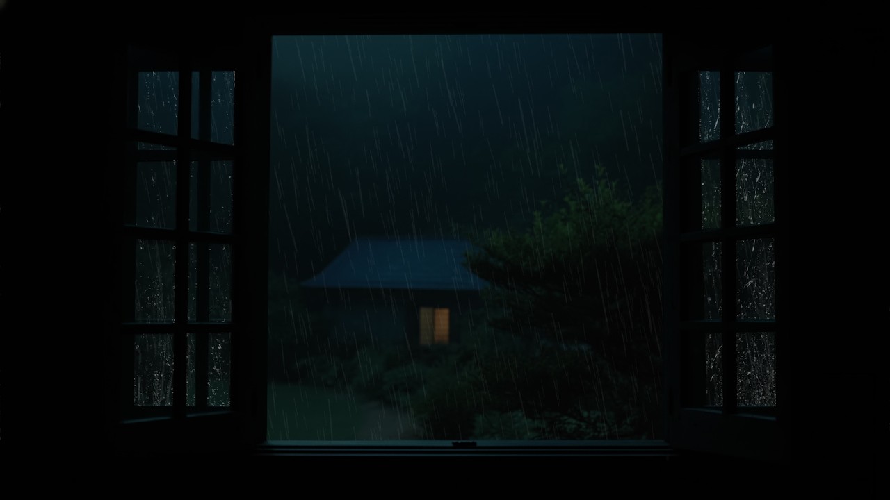 Open Window Rain Sounds | Relaxing Atmosphere for Sleep and Deep Focus