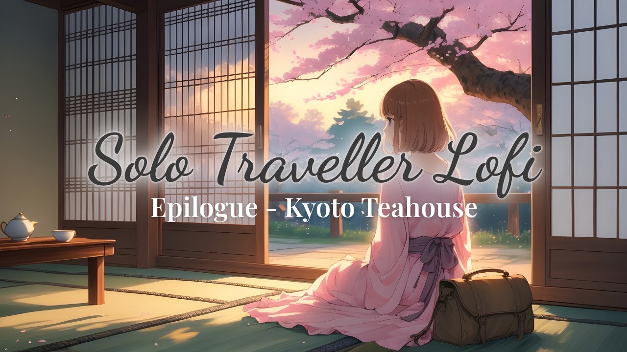 1 Hour Kyoto Teahouse Lofi – Calm Ambience for Reflection & Soft Endings