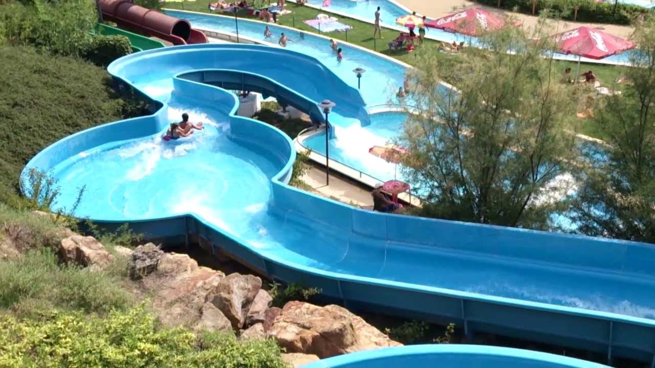 Rafting water slide at Aquarena