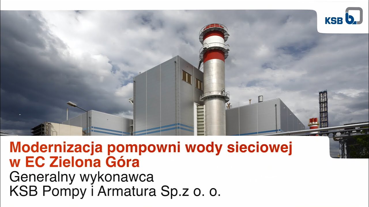 Modernizacja pompowni wody sieciowej w EC Zielona Góra (Polish)